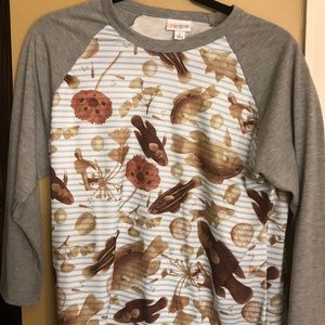 Large Randy tee-fish! Barely worn
